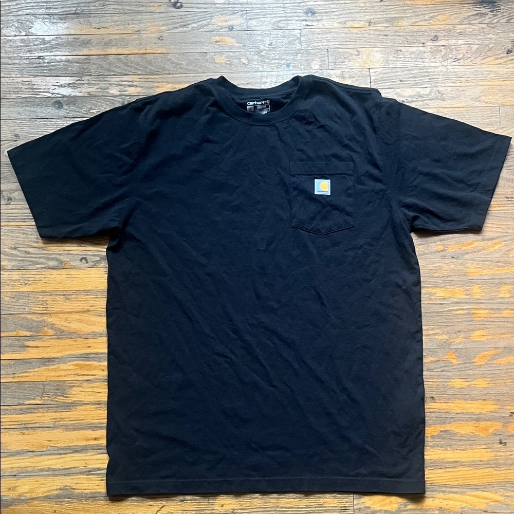 Carhartt Men's Classic Black Tee Loose Fit Tall LARGE Brand New